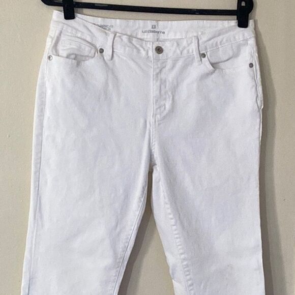 Liz Claiborne Women Jeans Size 12 Classic Fit Straight Leg - Picture 12 of 14